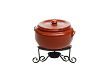 Rechaud de Barro Oval 34x20cm para Feijoada - Locaki